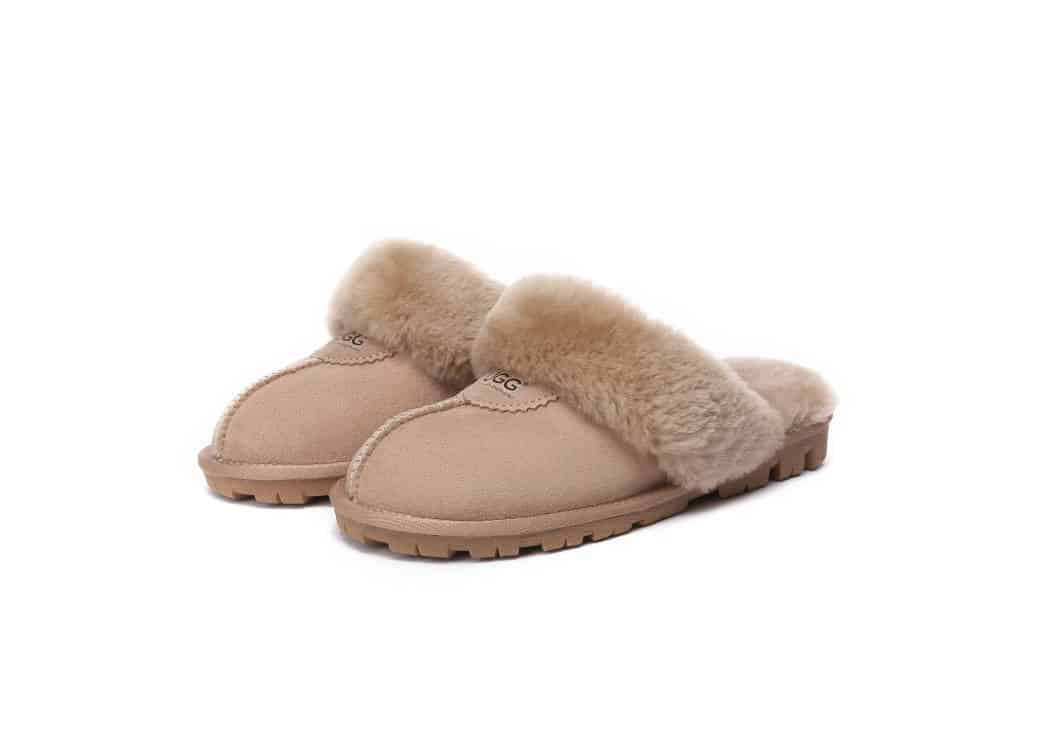 UGG BOOTS AUSTRALIA Australian Shepherd Women Sheepskin Waffle Slipper