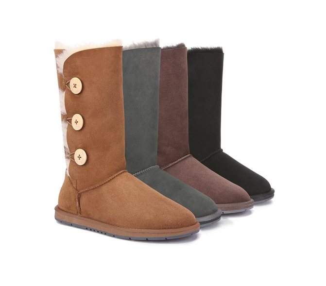 UGG BOOTS AUSTRALIA Australian Shepherd Tall Bailey Triple Button