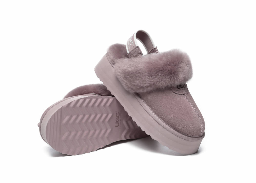 UGG BOOTS AUSTRALIA Australian Shepherd Women Sheepskin Waffle Platform AS2048