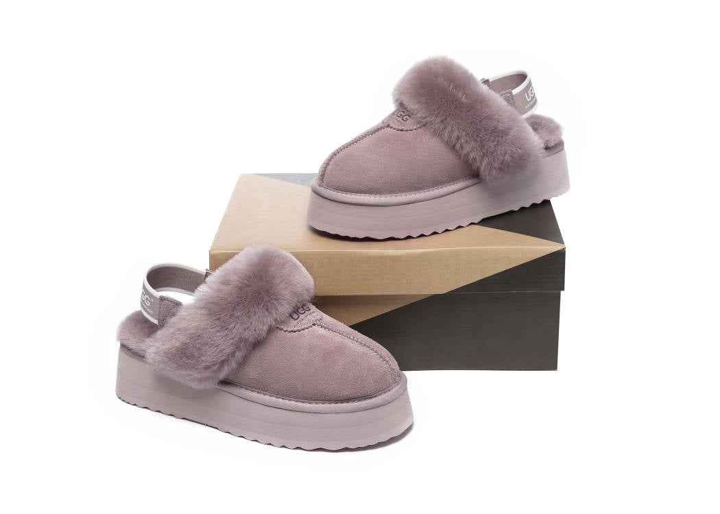 UGG BOOTS AUSTRALIA Australian Shepherd Women Sheepskin Waffle Platform AS2048