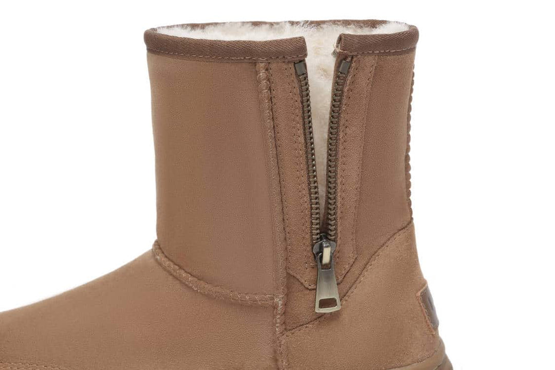 UGG BOOTS AUSTRALIA Australian Shepherd Sheepskin Women Zipper Short Outdoor