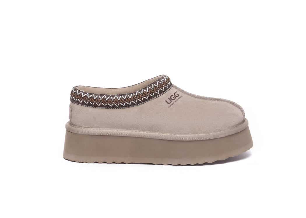 UGG BOOTS AUSTRALIA Australian Shepherd Women Sheepskin Tazzy Hippie Platform