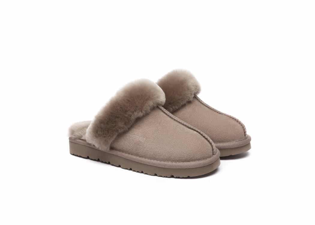 UGG BOOTS AUSTRALIA Australian Shepherd Women Sheepskin Suede Scuff Muffin