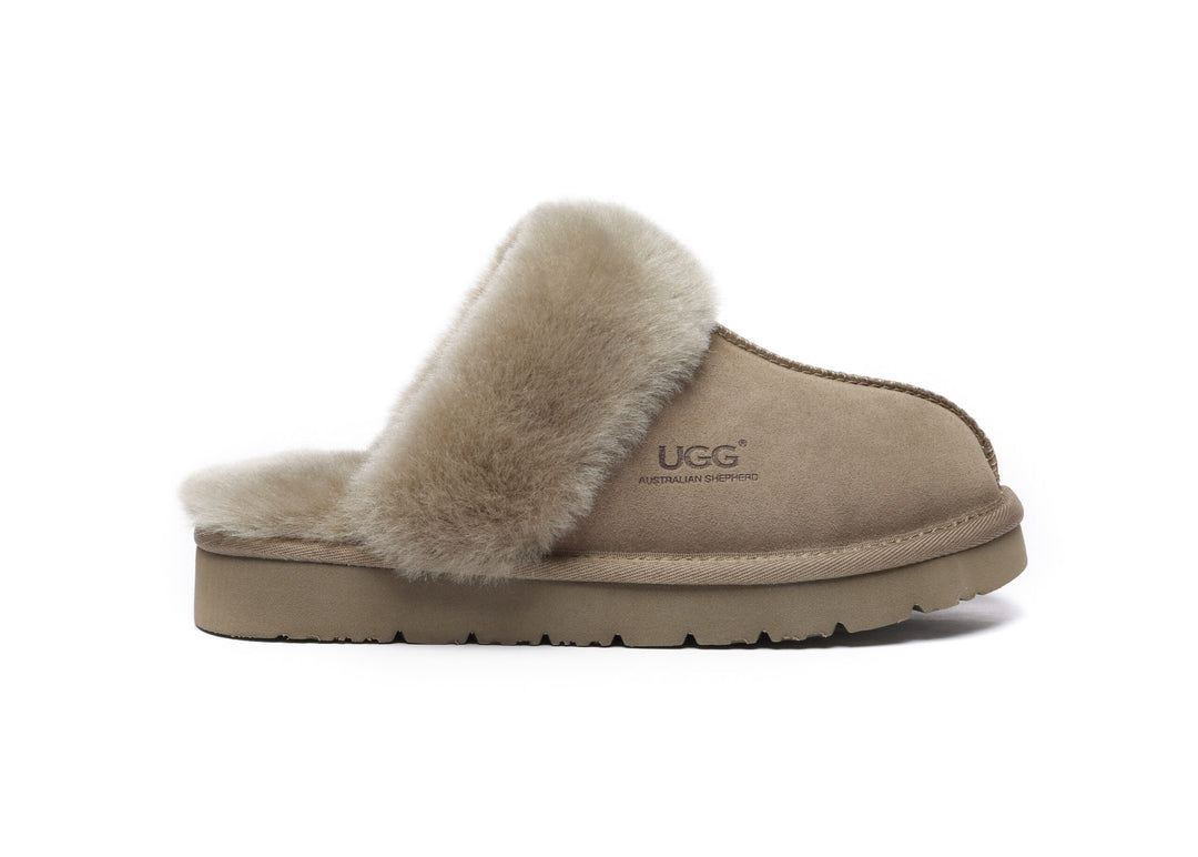 UGG BOOTS AUSTRALIA Australian Shepherd Women Sheepskin Muffin Slipper Special AS2051