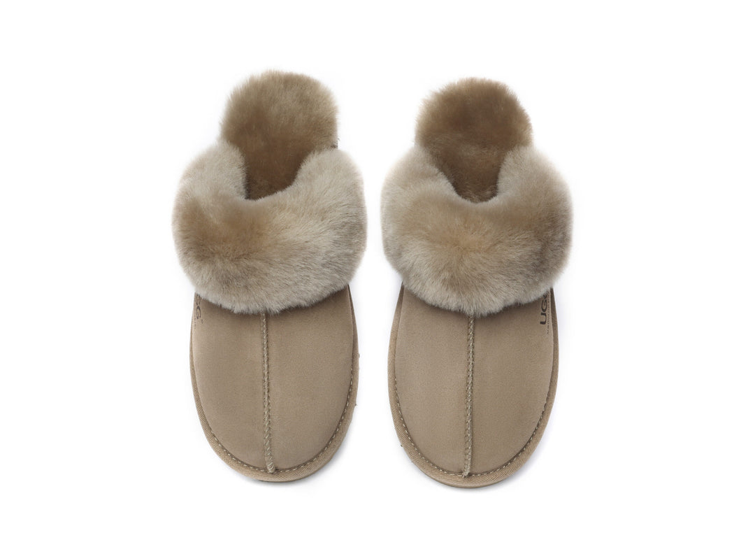 UGG BOOTS AUSTRALIA Australian Shepherd Women Sheepskin Muffin Slipper Special AS2051