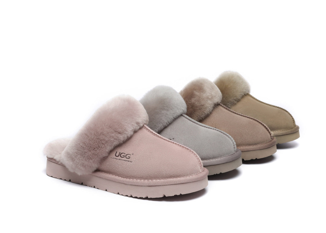 UGG BOOTS AUSTRALIA Australian Shepherd Women Sheepskin Muffin Slipper Special AS2051