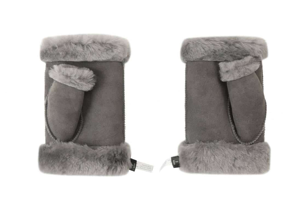 Fingerless Sheepskin Mittens