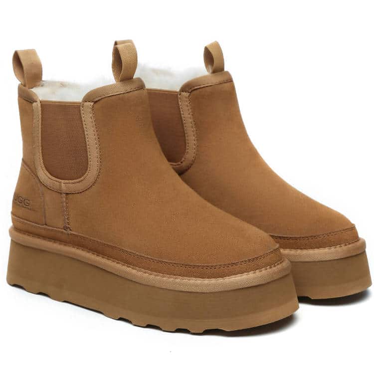 UGG BOOTS AUSTRALIA Australian Shepherd Sheepskin Chelsie Platform