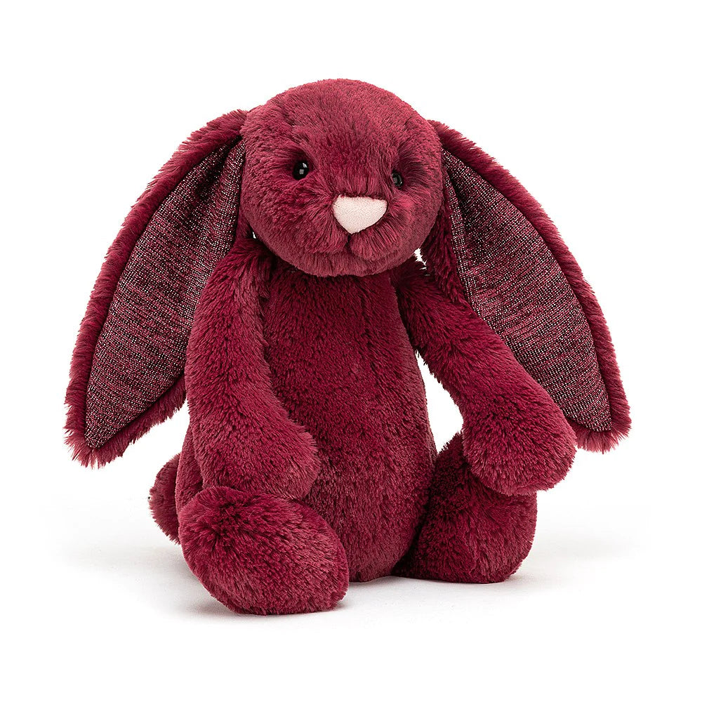 JELLYCAT Bashful Sparkly Cassis Bunny Medium