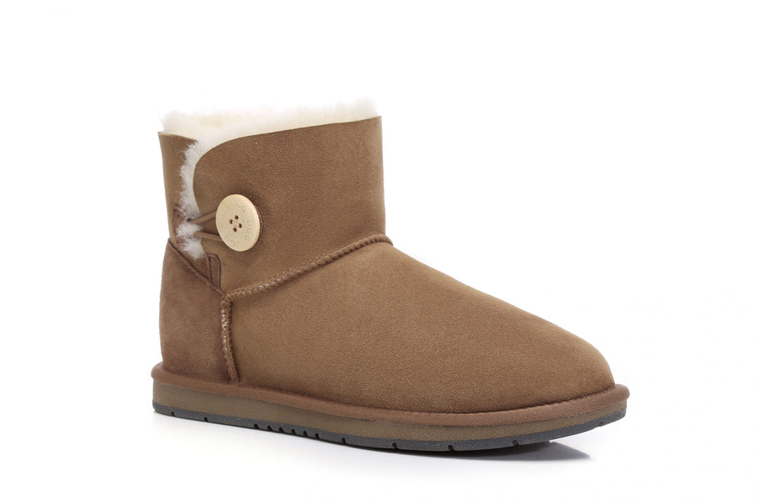 UGG BOOTLIA Australian Shepherd Ladies Water Resistant Mini ButtonS AUSTRA