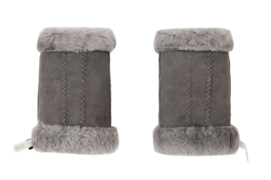 Fingerless Sheepskin Mittens