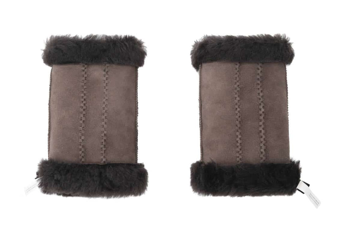 Fingerless Sheepskin Mittens