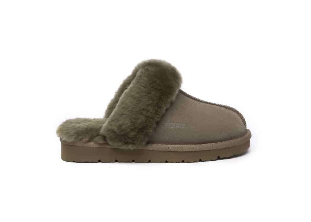 UGG BOOTS AUSTRALIA Australian Shepherd Women Sheepskin Suede Scuff Muffin