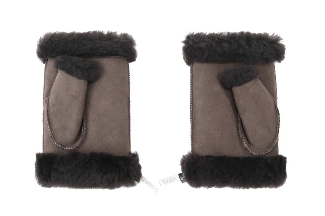 Fingerless Sheepskin Mittens