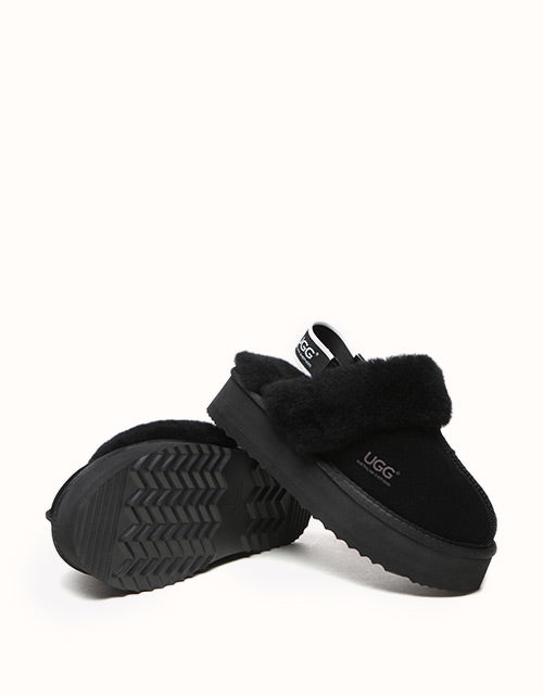 AUSTRALIAN SHEPHERD® Muffin Platform Slippers