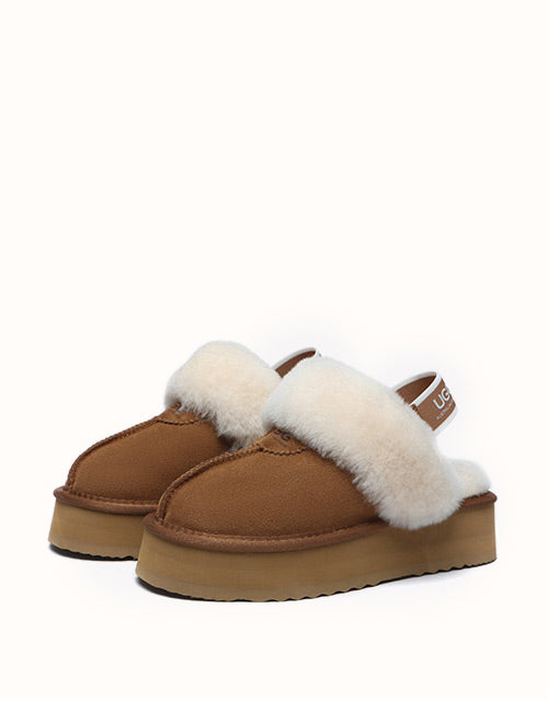AUSTRALIAN SHEPHERD® Waffle Platform Slippers