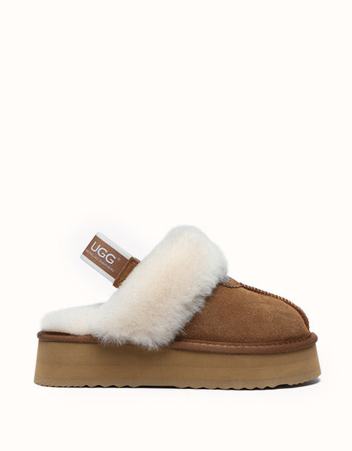 AUSTRALIAN SHEPHERD® Waffle Platform Slippers