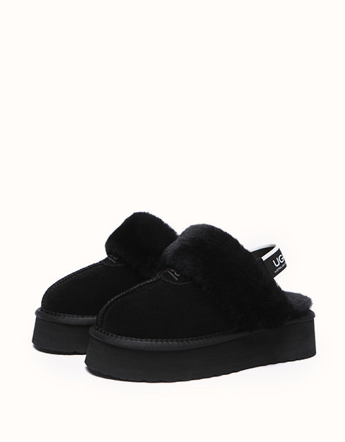AUSTRALIAN SHEPHERD® Waffle Platform Slippers