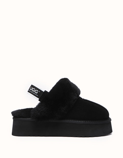 AUSTRALIAN SHEPHERD® Waffle Platform Slippers