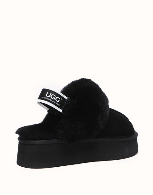 AUSTRALIAN SHEPHERD® Waffle Platform Slippers