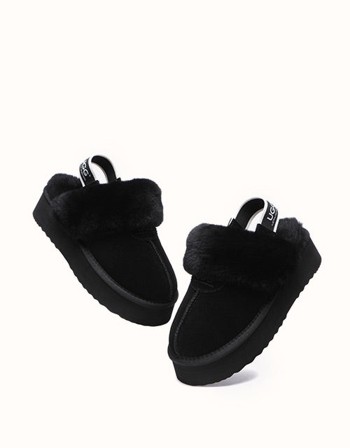 AUSTRALIAN SHEPHERD® Waffle Platform Slippers