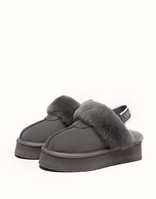 AUSTRALIAN SHEPHERD® Waffle Platform Slippers