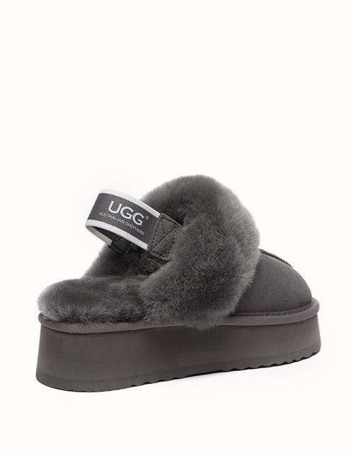 AUSTRALIAN SHEPHERD® Waffle Platform Slippers