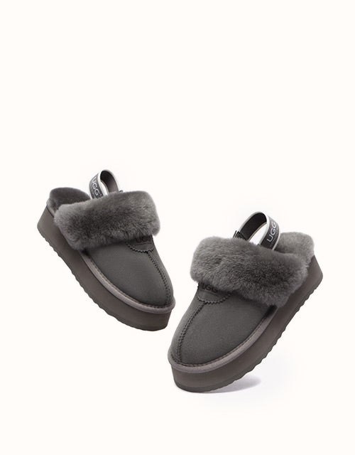 AUSTRALIAN SHEPHERD® Waffle Platform Slippers