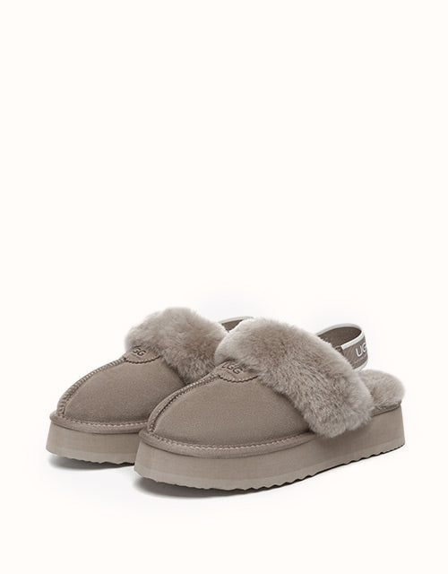AUSTRALIAN SHEPHERD® Waffle Platform Slippers