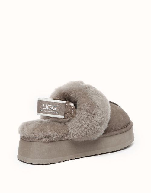 AUSTRALIAN SHEPHERD® Waffle Platform Slippers