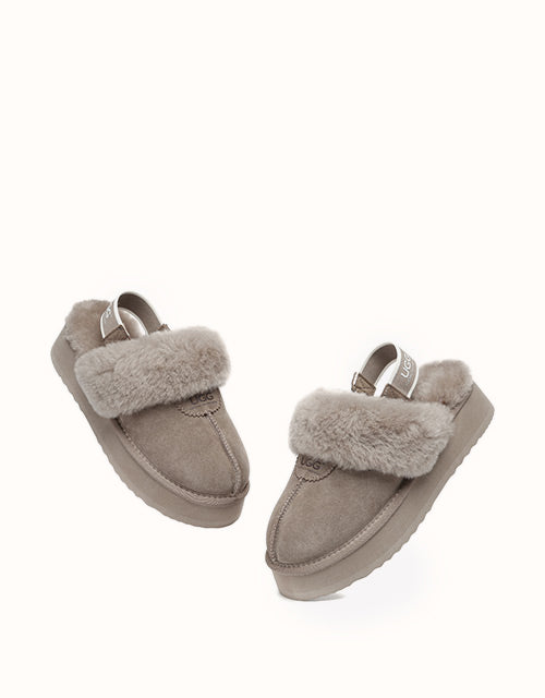 AUSTRALIAN SHEPHERD® Waffle Platform Slippers