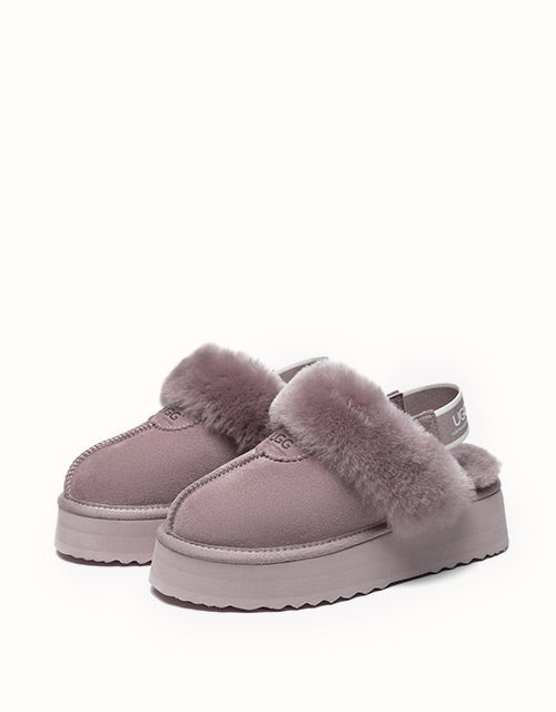 AUSTRALIAN SHEPHERD® Waffle Platform Slippers