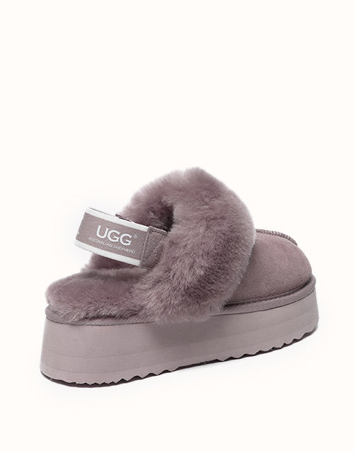 AUSTRALIAN SHEPHERD® Waffle Platform Slippers