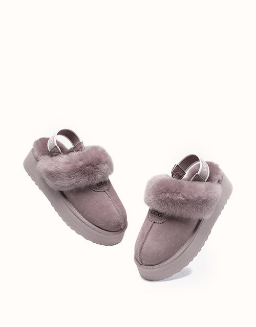 AUSTRALIAN SHEPHERD® Waffle Platform Slippers