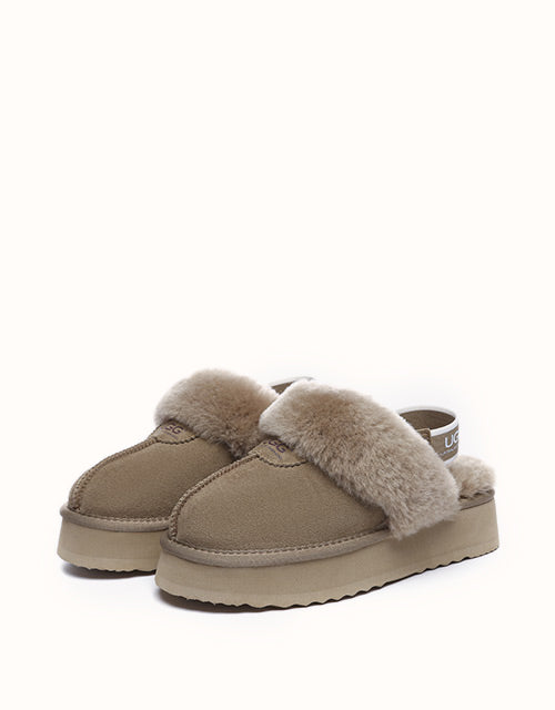 AUSTRALIAN SHEPHERD® Waffle Platform Slippers
