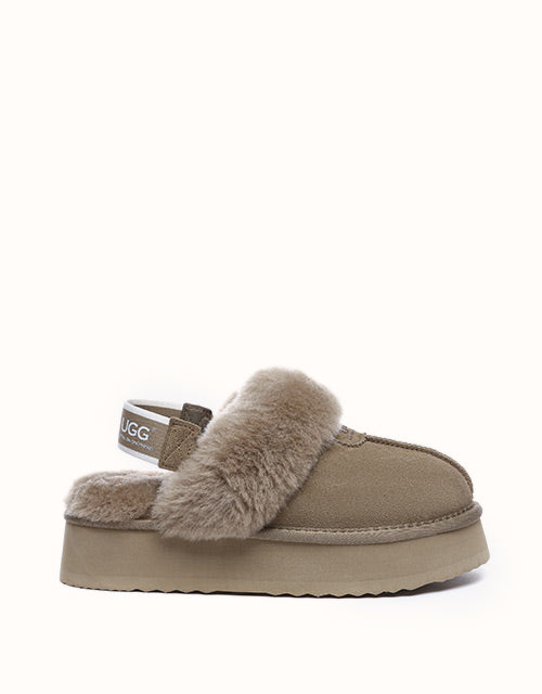 AUSTRALIAN SHEPHERD® Waffle Platform Slippers
