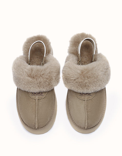 AUSTRALIAN SHEPHERD® Waffle Platform Slippers