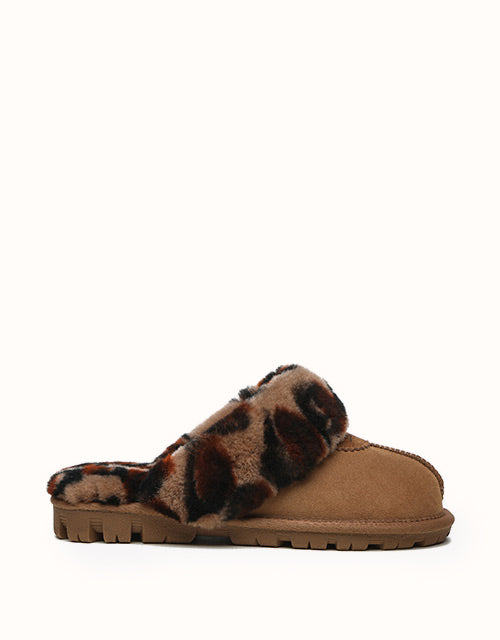 AUSTRALIAN SHEPHERD® Leopard Print Slippers