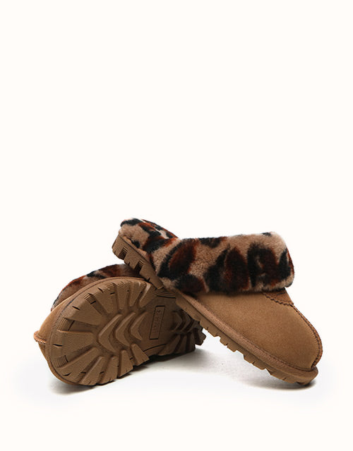 AUSTRALIAN SHEPHERD® Leopard Print Slippers