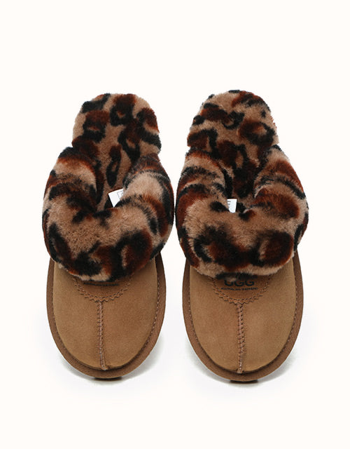 AUSTRALIAN SHEPHERD® Leopard Print Slippers