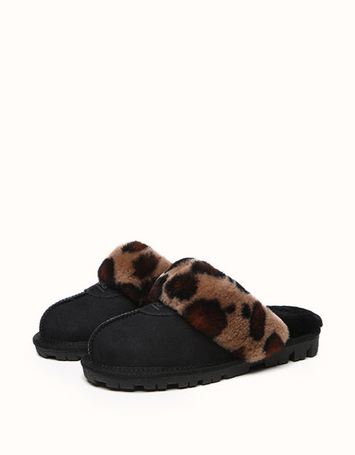 AUSTRALIAN SHEPHERD® Leopard Print Slippers