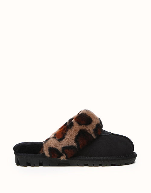 AUSTRALIAN SHEPHERD® Leopard Print Slippers