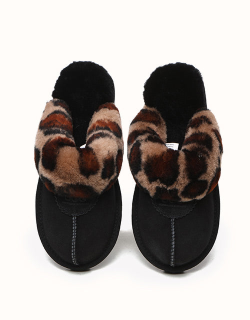 AUSTRALIAN SHEPHERD® Leopard Print Slippers