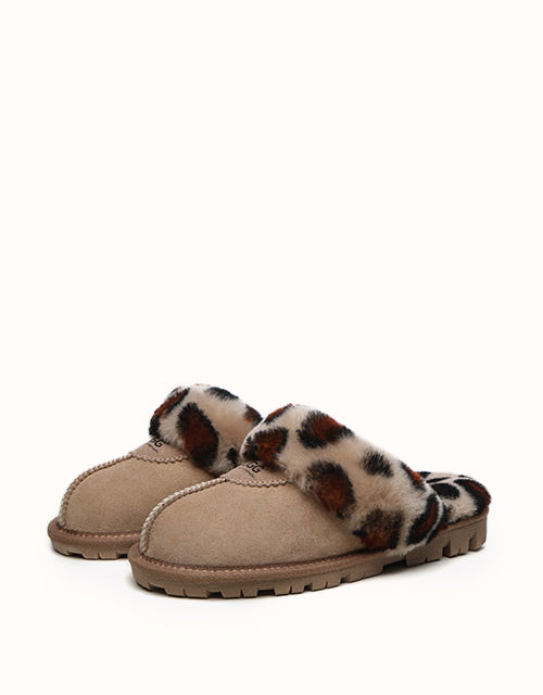 AUSTRALIAN SHEPHERD® Leopard Print Slippers