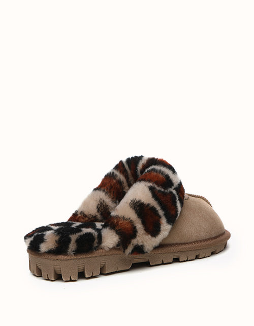 AUSTRALIAN SHEPHERD® Leopard Print Slippers