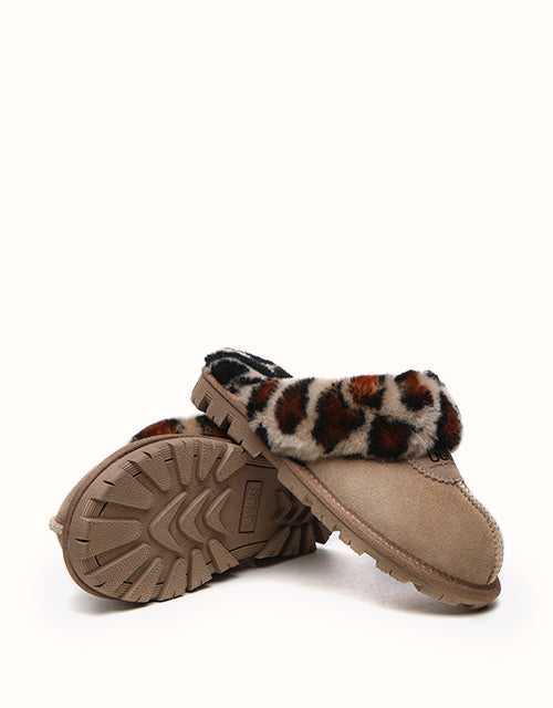 AUSTRALIAN SHEPHERD® Leopard Print Slippers