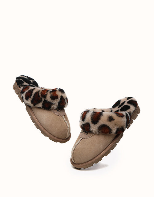 AUSTRALIAN SHEPHERD® Leopard Print Slippers