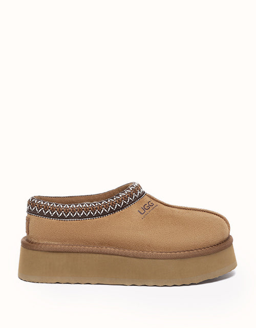 AUSTRALIAN SHEPHERD® Hippie Platform Slippers