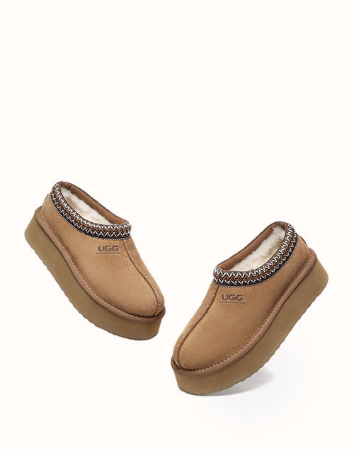 AUSTRALIAN SHEPHERD® Hippie Platform Slippers