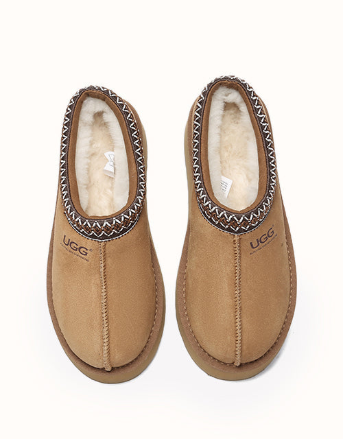 AUSTRALIAN SHEPHERD® Hippie Platform Slippers